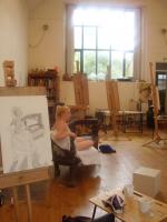 A workshop in Abbotsbury Studio - click here to see an enlargement
